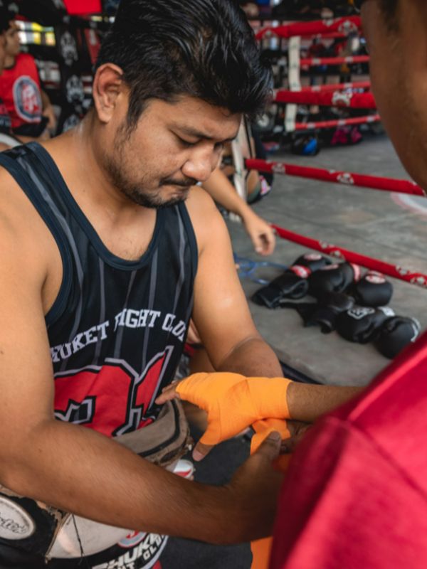 Aula de boxe – Phuket Fight Club